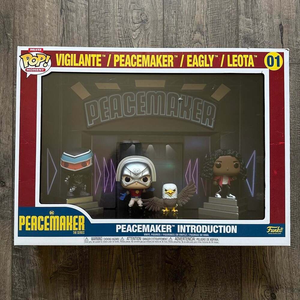 Rare DC Comics Funko Pop Deluxe Moment Peacemaker Introduction Scene